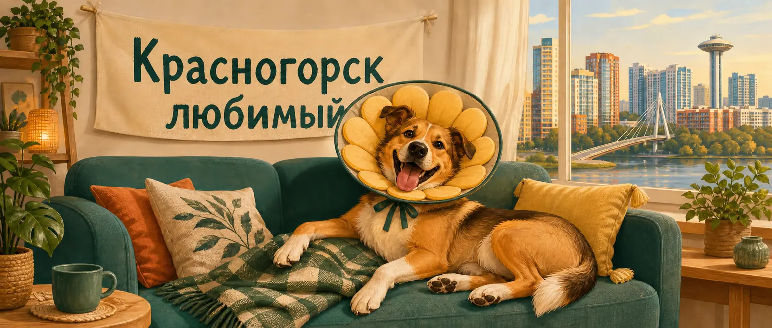 Собака дома в Красногорске